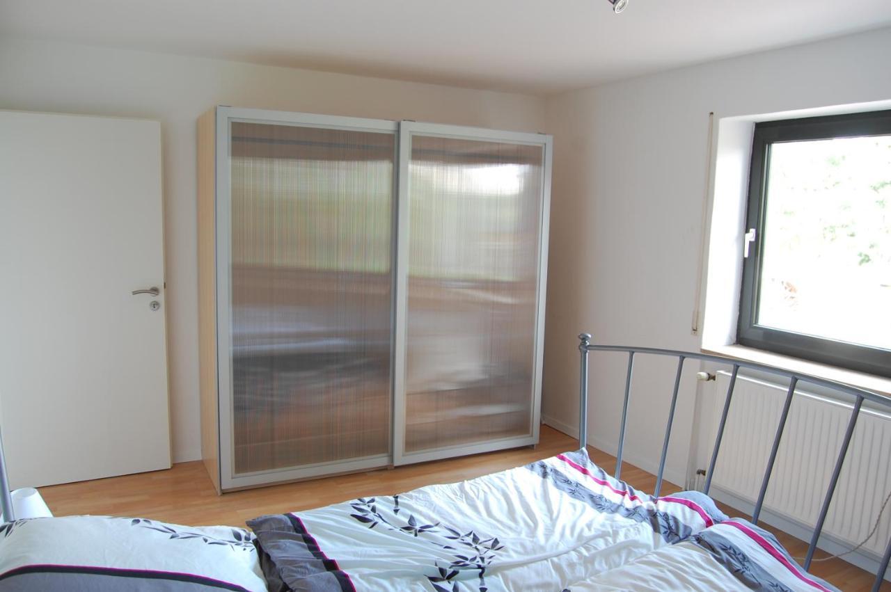Wohnung mit Kamin Terrasse und Grill in der Nähe von Nürnberg Burgthann Exterior foto